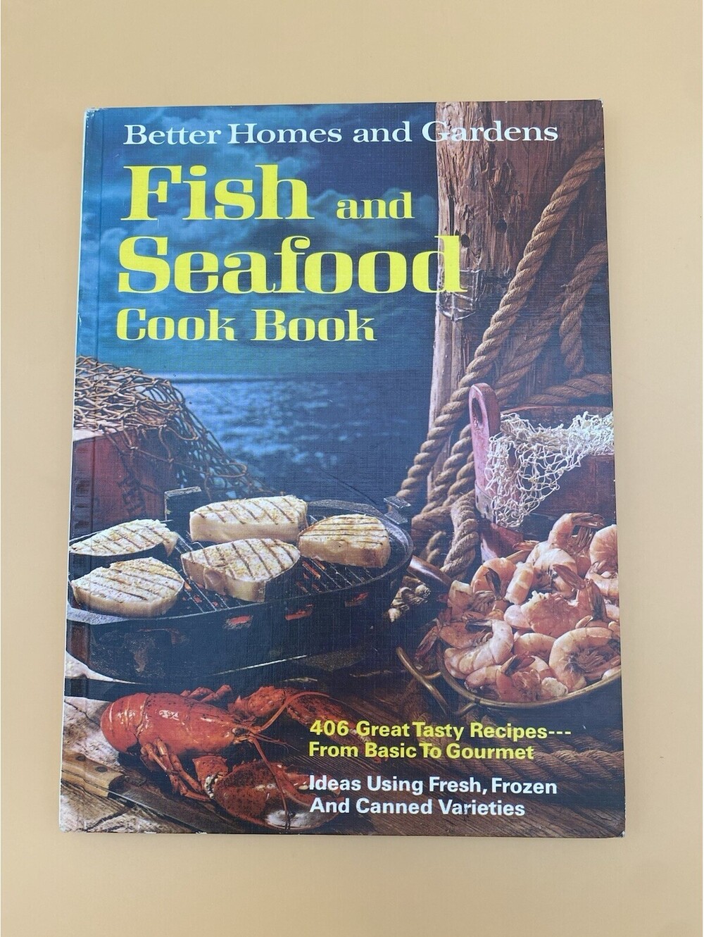 Better Homes and Gardens Hardcover Fish and Seafood Cookbook - 1971